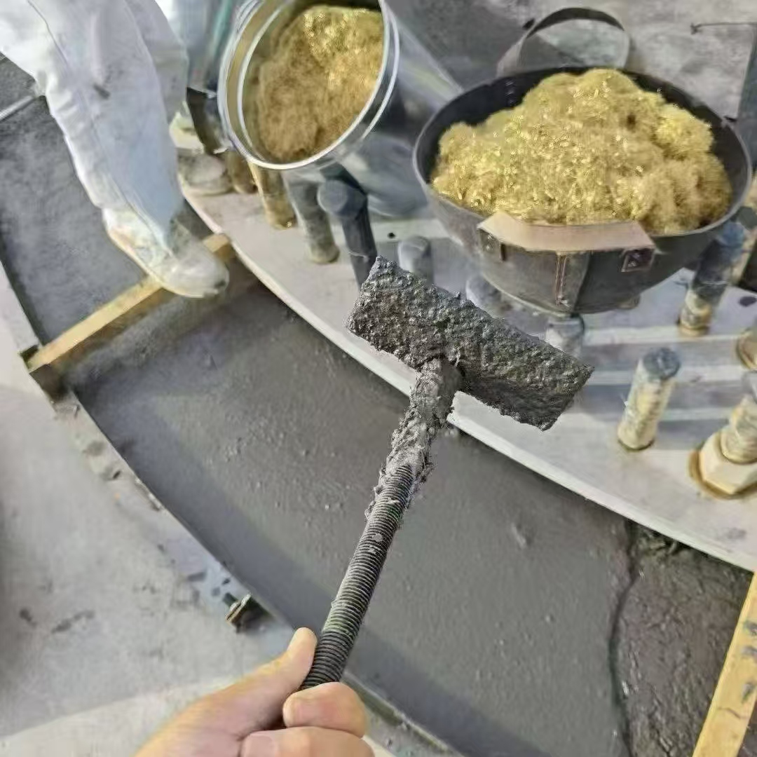 阳明C120钢纤维高强无收灌浆料 轧机压缩机汽轮机发电机锻压设备底座灌浆材料